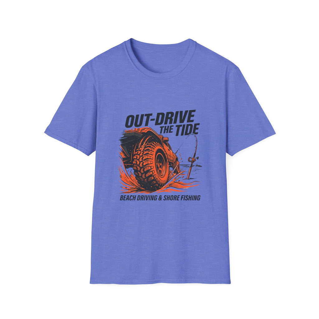 Out Drive The Tide Beach Driving & Shore Fishing T-Shirt