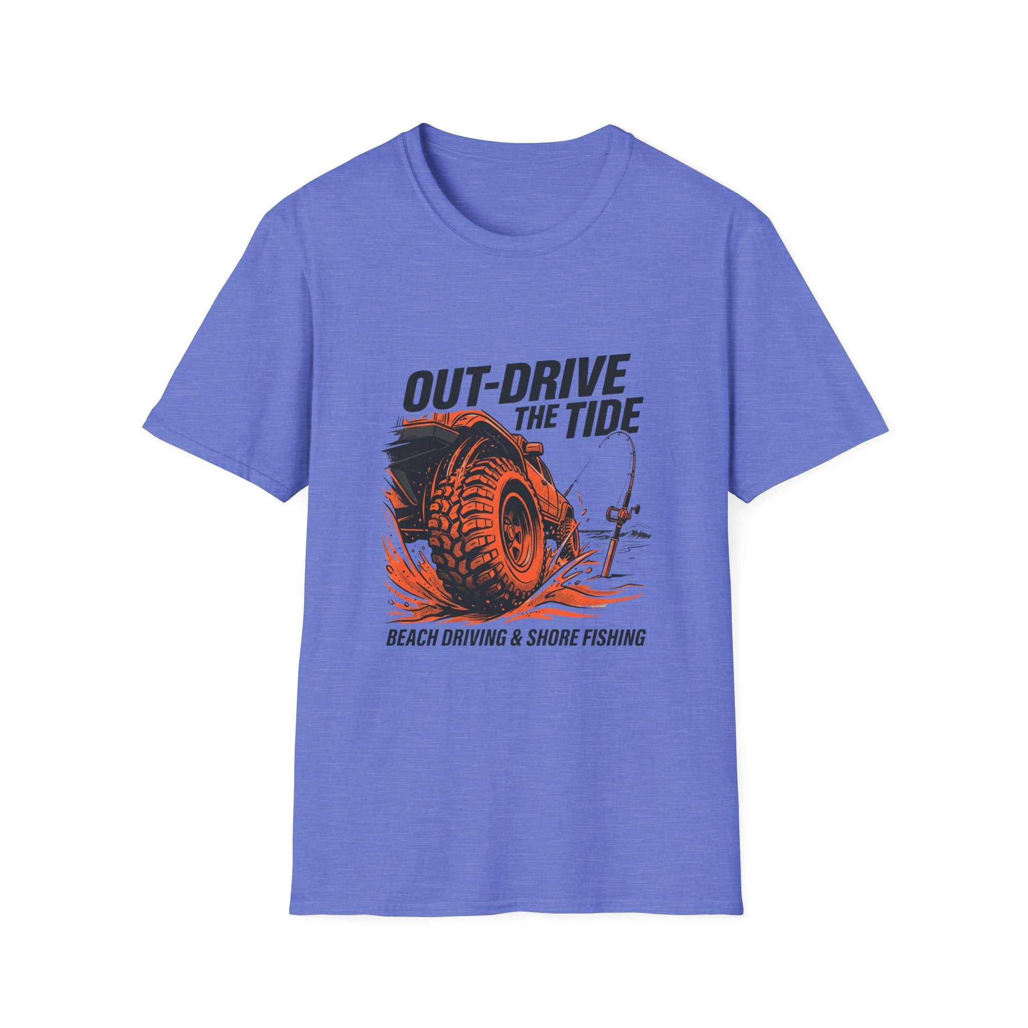 Out Drive The Tide Beach Driving & Shore Fishing T-Shirt