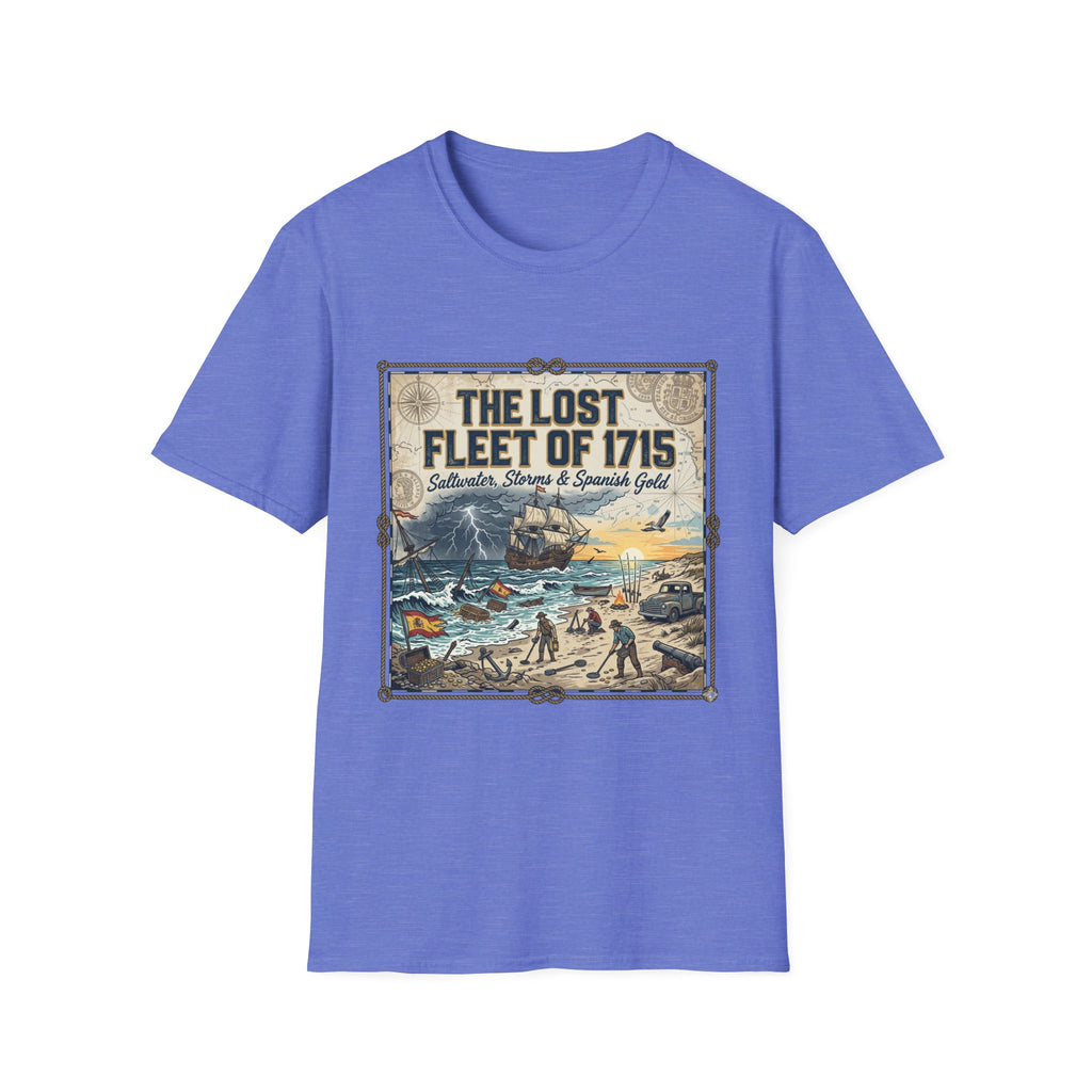 The Lost Fleet of 1715 T-Shirt — Vintage Salvage, Storms & Spanish Gold Graphic Tee