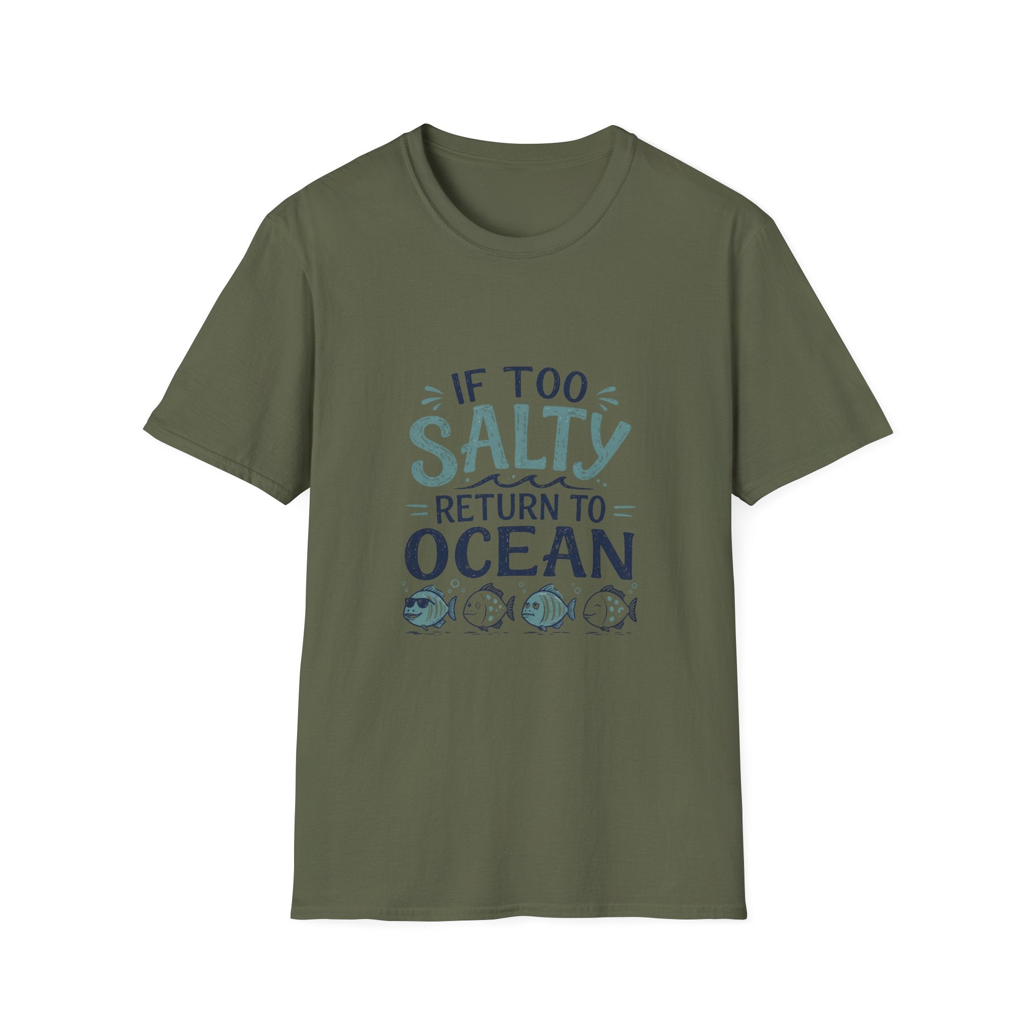 If Too Salty Return to Ocean T-Shirt — Beachy Funny Nautical Tee