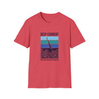 Deep Current Graphic T-Shirt — 'Pressure Builds Character' Ocean Diver Tee