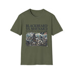 Blackbeard vs. Maynard T‑Shirt — "The Devil Met the Crown at Ocracoke" Historical Pirate Battle Tee