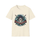 Skull Mariner T-Shirt — "Storm Born, Hatteras Village" Nautical Graphic Tee