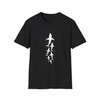 Shark Family Graphic T-Shirt — Vertical White Sharks Design