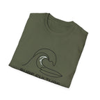 Surf Culture T-Shirt – Minimal Wave Graphic Tee