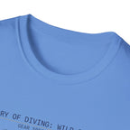 Ocean Current Map T-Shirt — 'Theory of Living with Currents' Nautical Graphic Tee