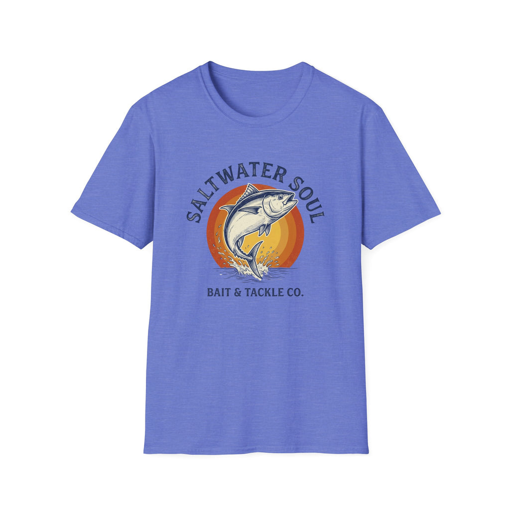 T-shirt de pêche Saltwater Soul — T-shirt côtier Appâts et matériel de pêche
