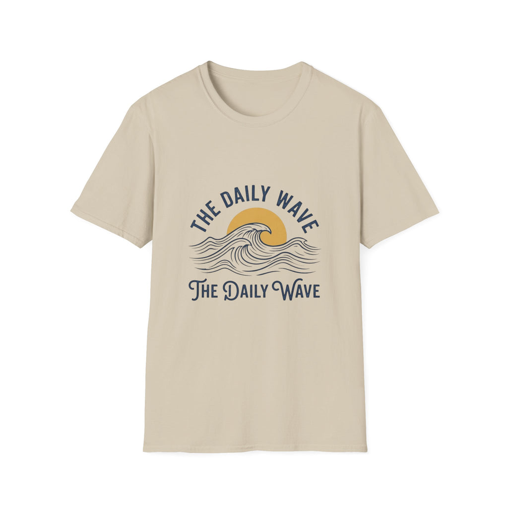 Daily Wave T-Shirt — Retro Sunset Surf Tee