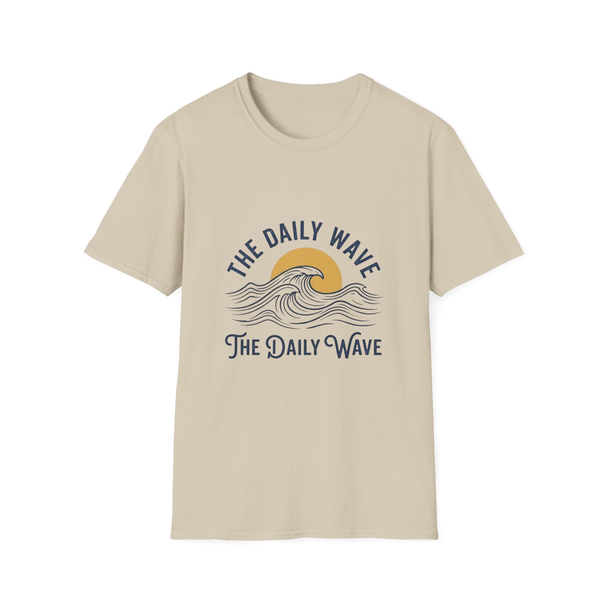 Daily Wave T-Shirt — Retro Sunset Surf Tee