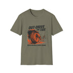 Out Drive The Tide Beach Driving & Shore Fishing T-Shirt