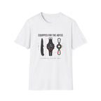 Equipped for the Abyss Scuba Gear T-Shirt — Technical Diving Tools Tee