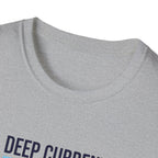 T-shirt graphique Deep Current — T-shirt de plongeur océanique « La pression forge le caractère »