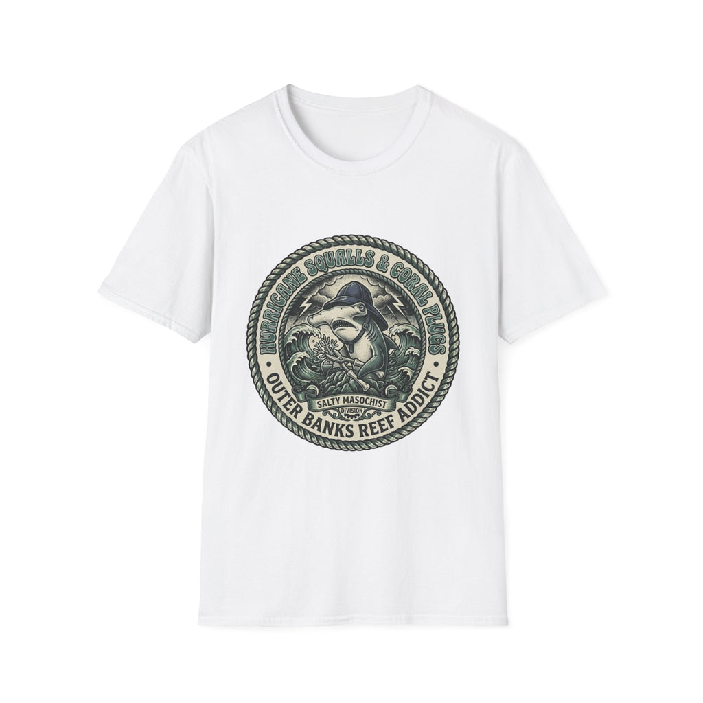 Outer Banks Reef Addict T-Shirt — Vintage Surf & Ocean Conservation Tee