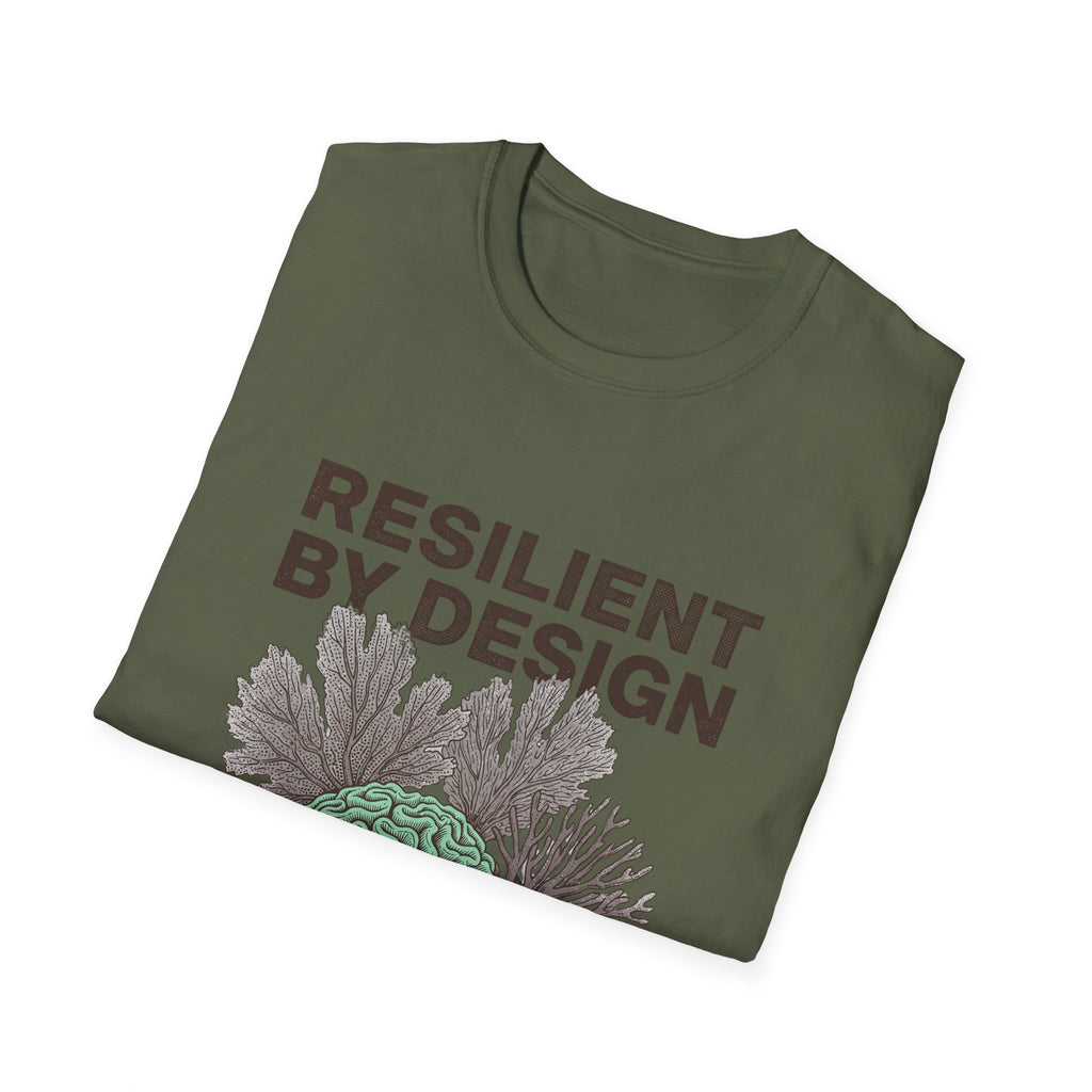 T-shirt « Resilient By Design » Corail — T-shirt pour la conservation des océans
