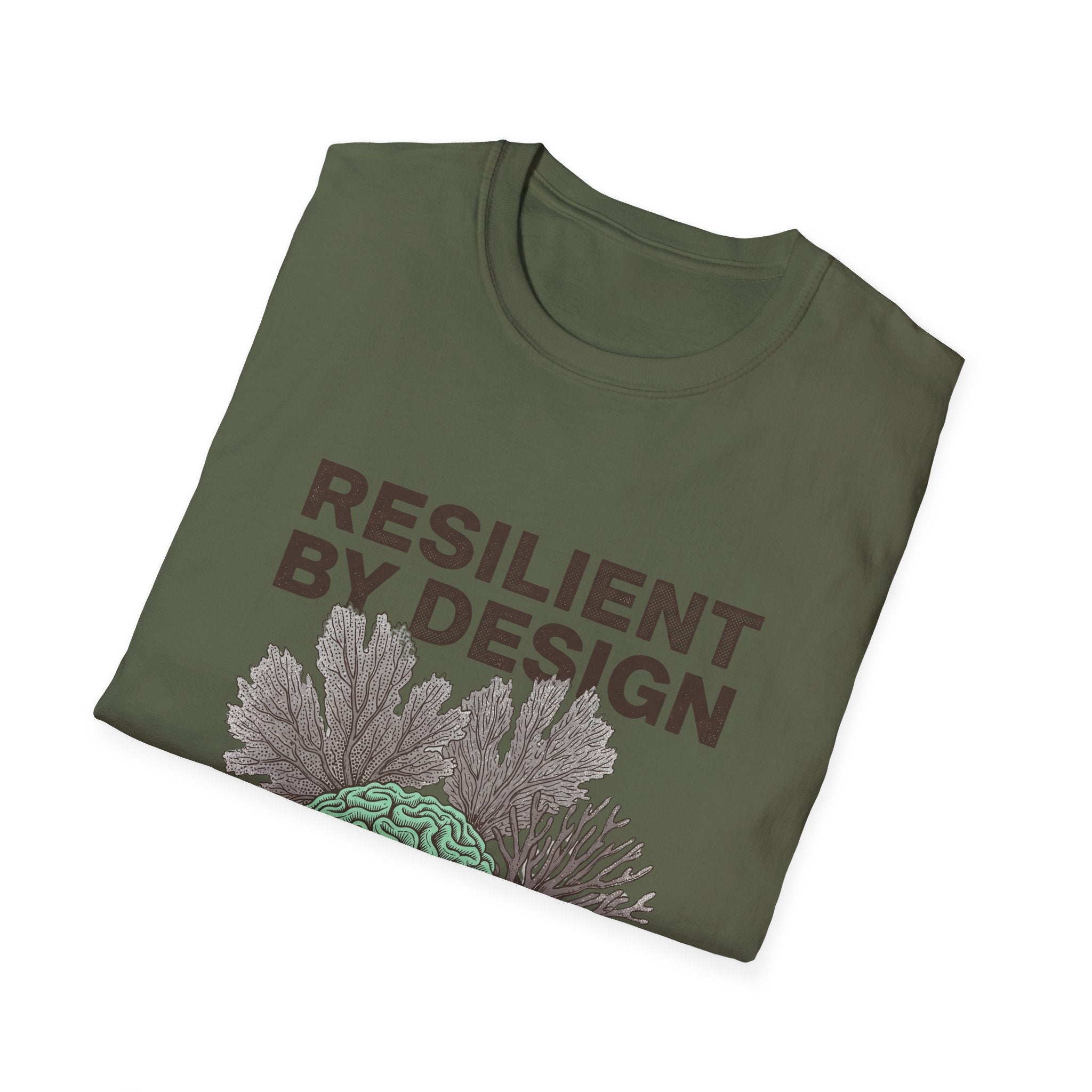 T-shirt « Resilient By Design » Corail — T-shirt pour la conservation des océans