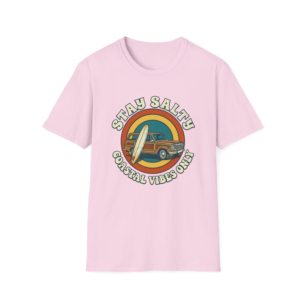 Stay Salty Surf Truck T-Shirt — Coastal Vibes Only Vintage Tee