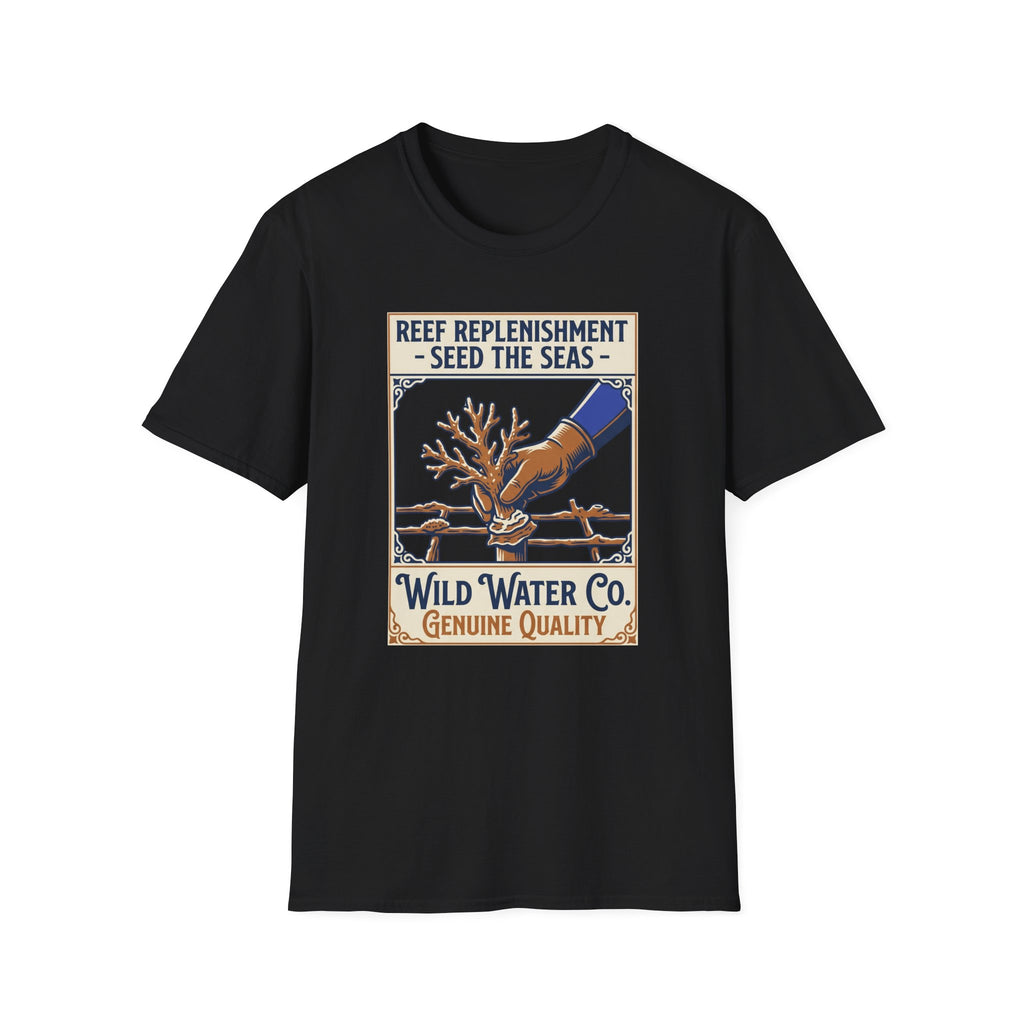 T-shirt régénération de récifs – T-shirt de conservation du corail « Seed the Seas » Wild Water Co.