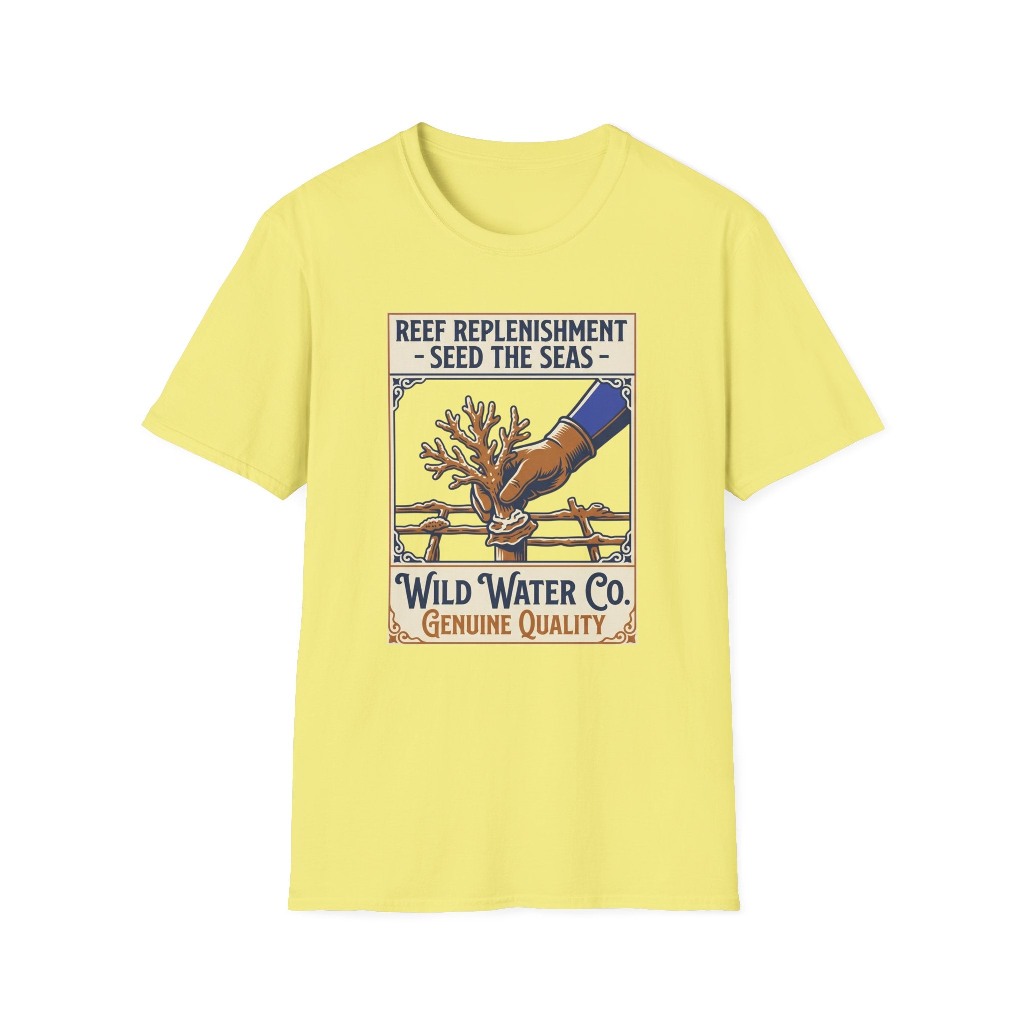 Reef Replenishment T-Shirt – Wild Water Co. 'Seed the Seas' Coral Conservation Tee