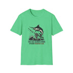 The Sea Always Wins Marlin T-Shirt - Offshore Fishing Graphic Tee