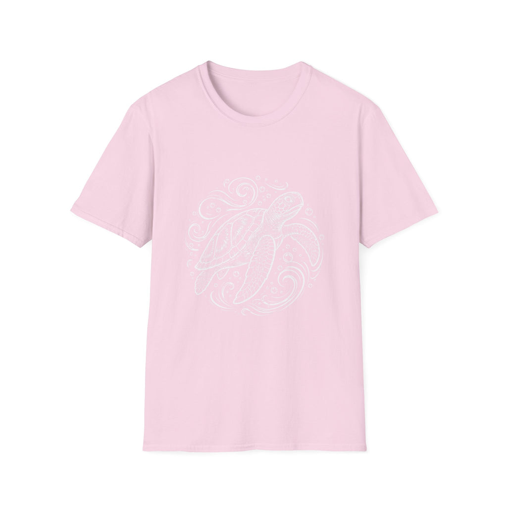 Sea Turtle Mandala T-Shirt – Hand-Drawn Ocean Art Tee