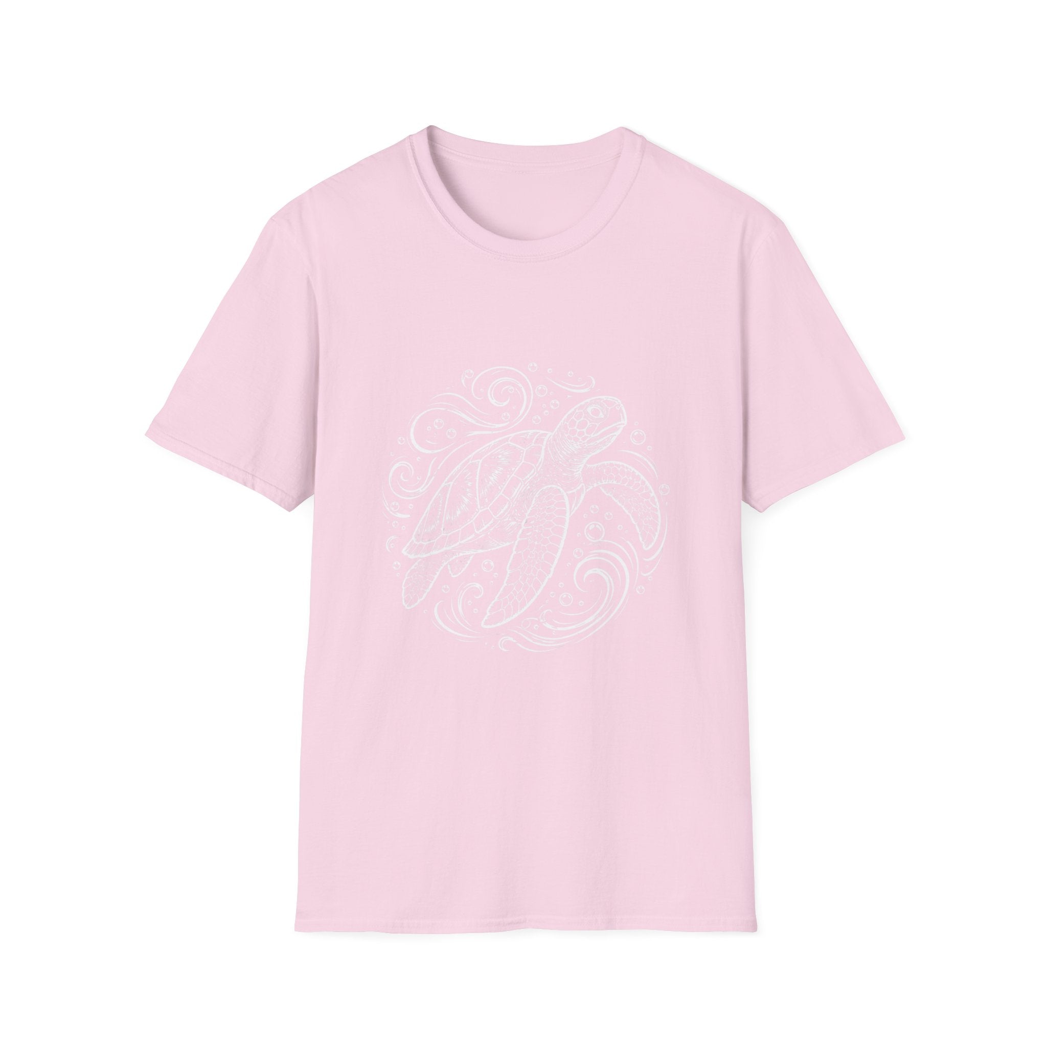 Sea Turtle Mandala T-Shirt – Hand-Drawn Ocean Art Tee