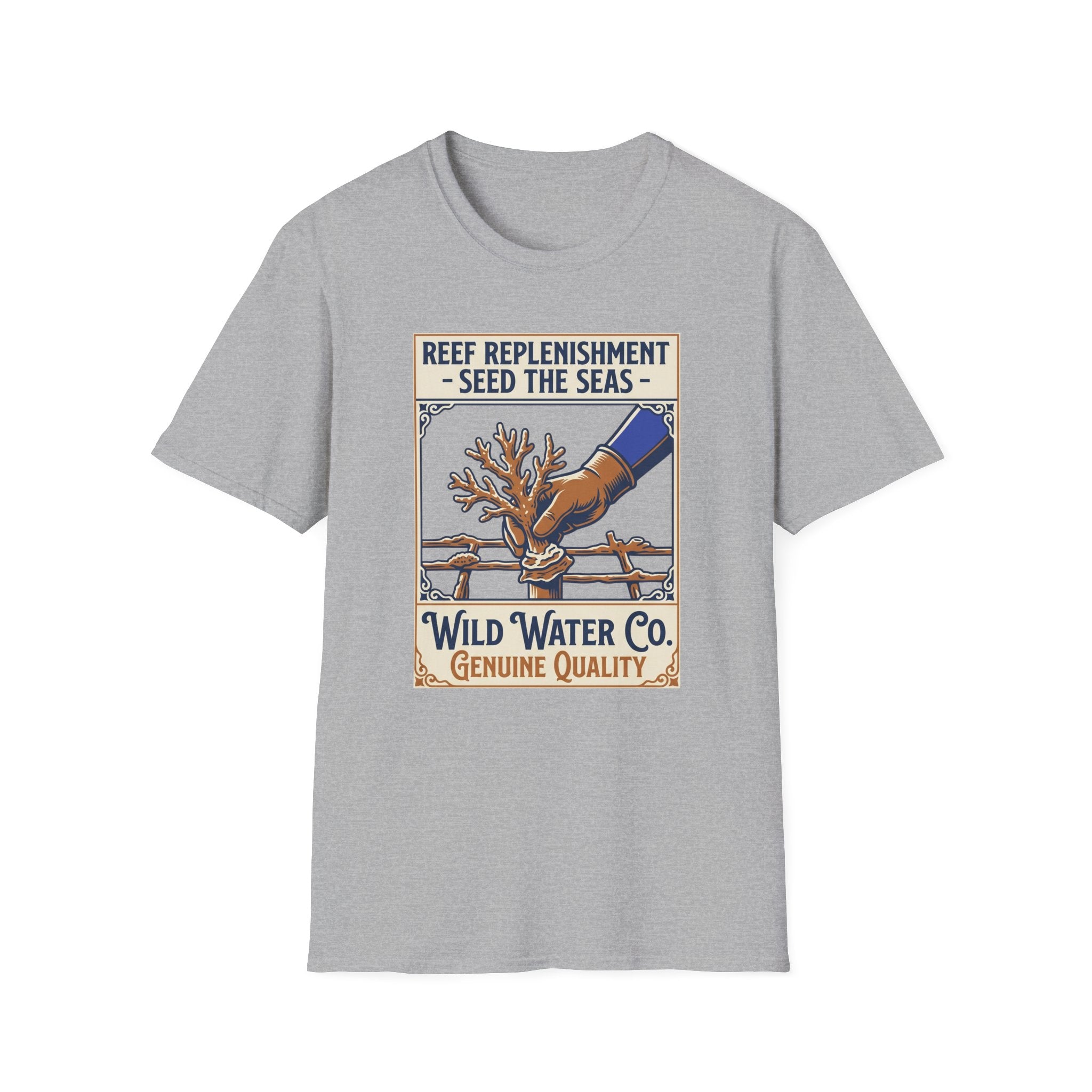 Reef Replenishment T-Shirt – Wild Water Co. 'Seed the Seas' Coral Conservation Tee
