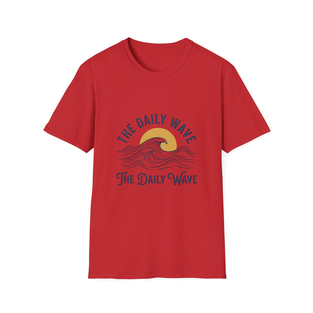 Daily Wave T-Shirt — Retro Sunset Surf Tee