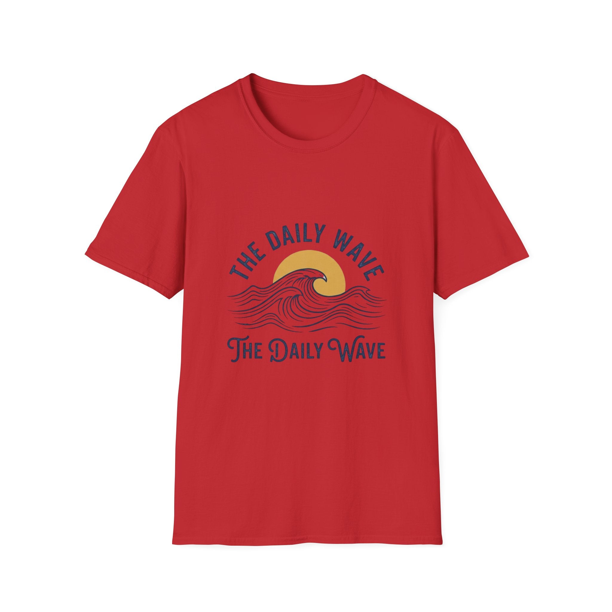 Daily Wave T-Shirt — Retro Sunset Surf Tee