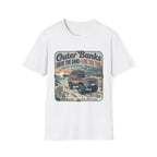 Outer Banks T-Shirt — "Drive the Sand • Live the Tide" Vintage Beach Tee