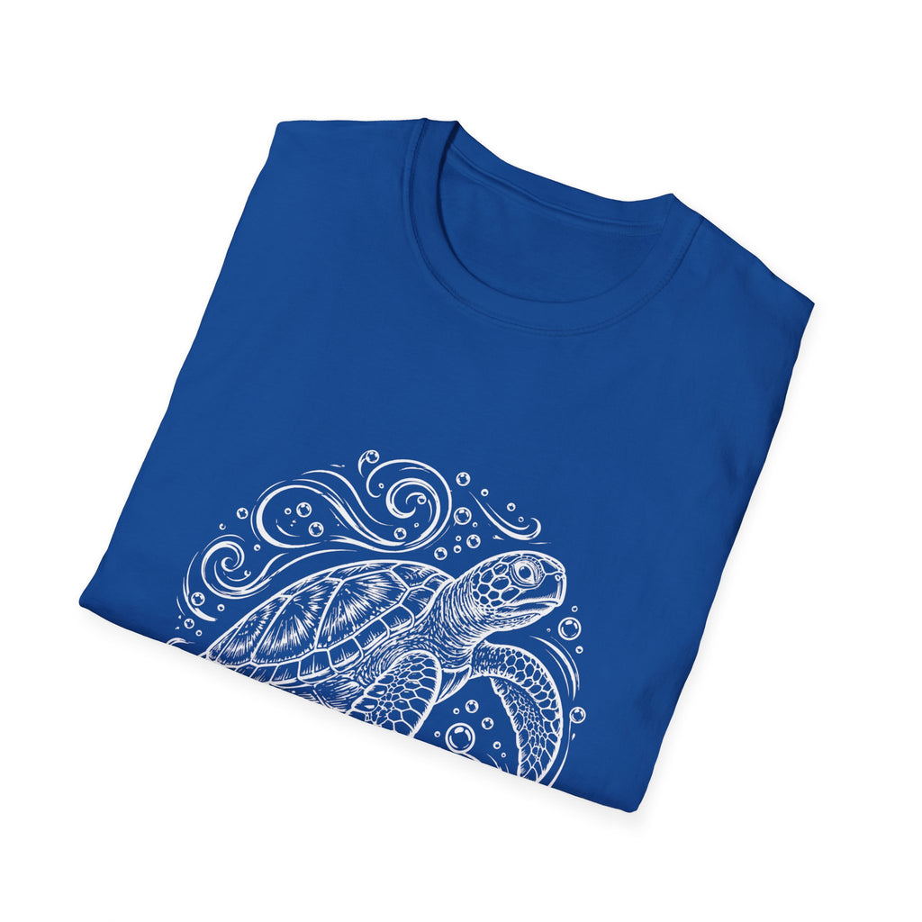 Sea Turtle Mandala T-Shirt – Hand-Drawn Ocean Art Tee