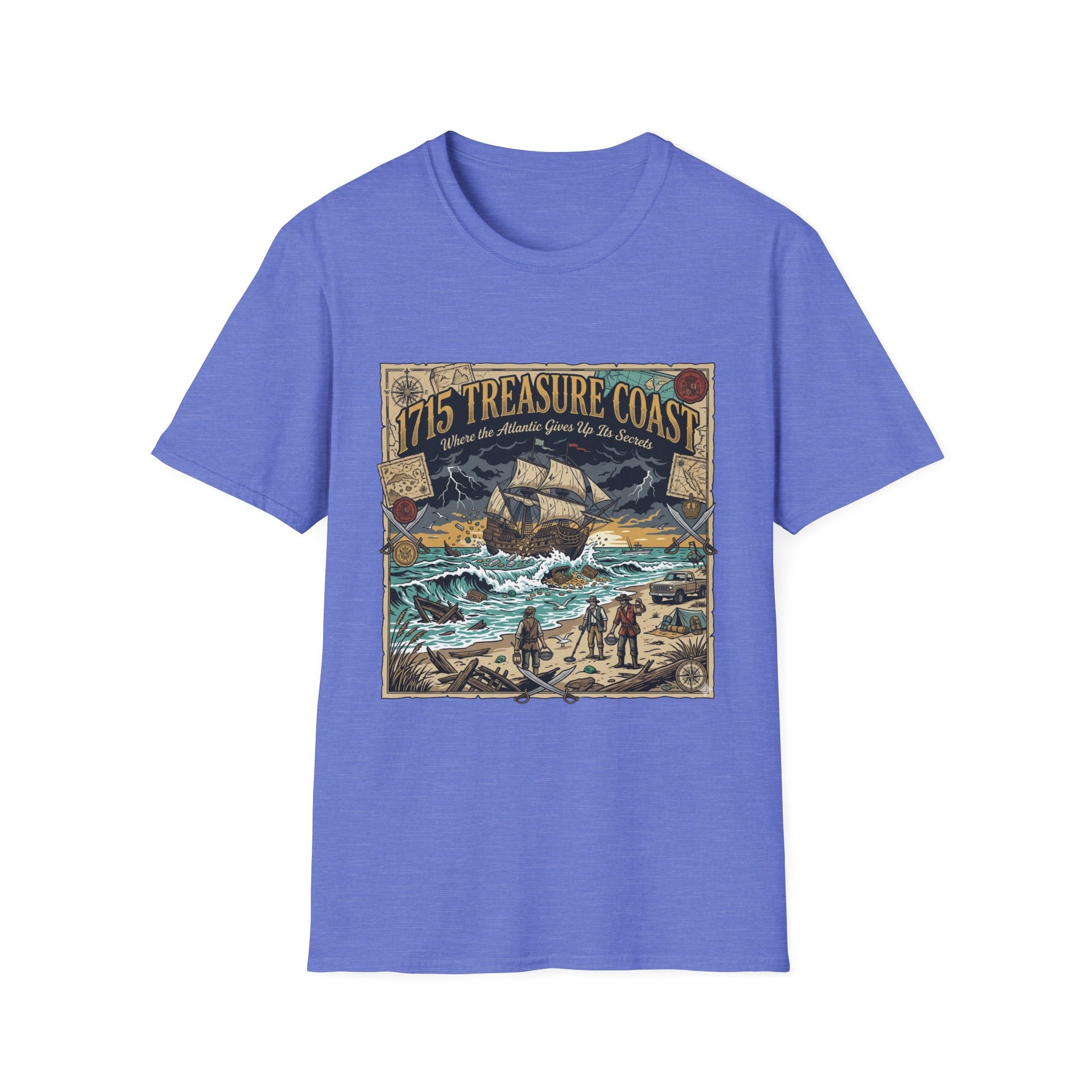 Treasure Coast 1715 Vintage Ship T-Shirt