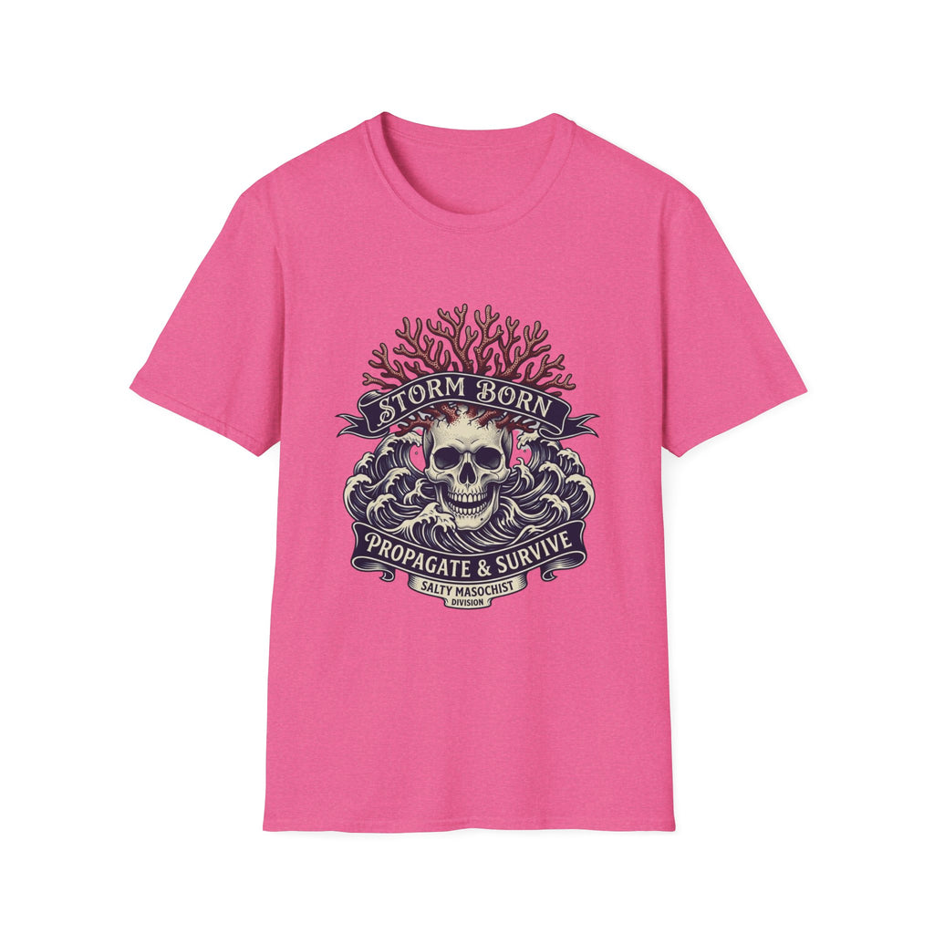 Storm Born Skull Tee — "Propagate & Survive" Pirate Nautical T-Shirt