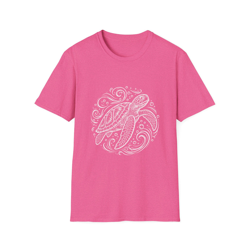 Sea Turtle Mandala T-Shirt – Hand-Drawn Ocean Art Tee