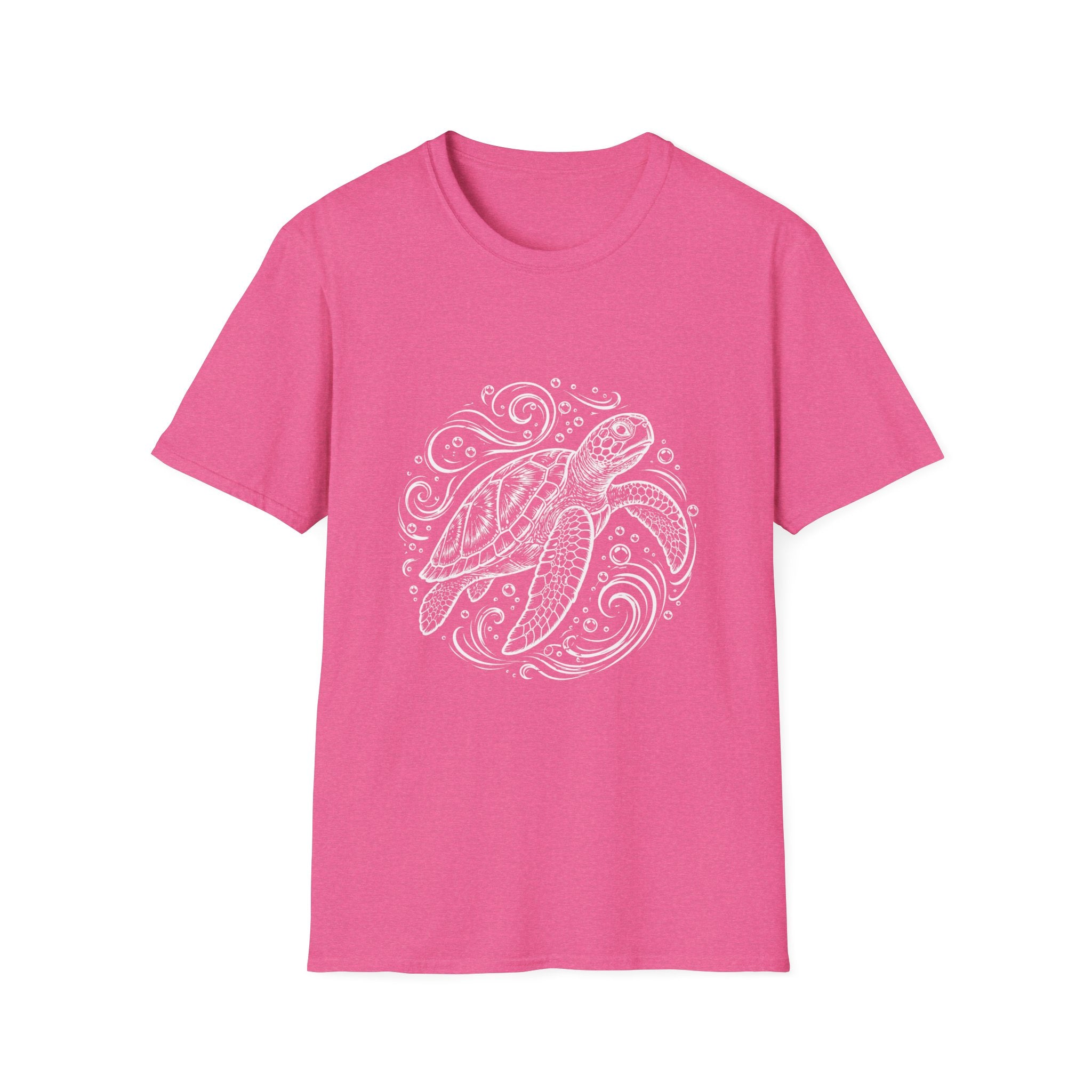 Sea Turtle Mandala T-Shirt – Hand-Drawn Ocean Art Tee