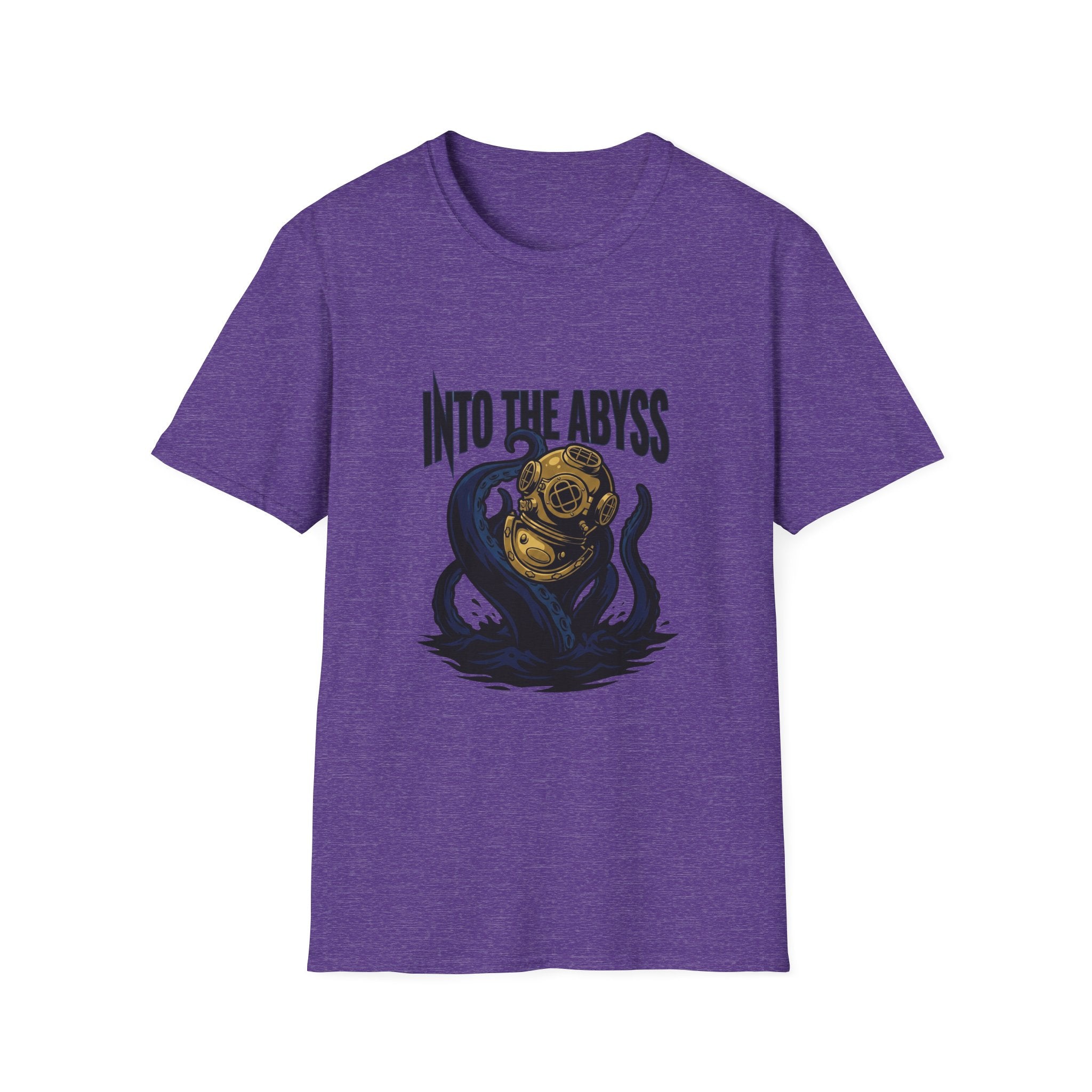 Into the Abyss T-Shirt — Deep Sea Diver & Octopus Graphic Tee