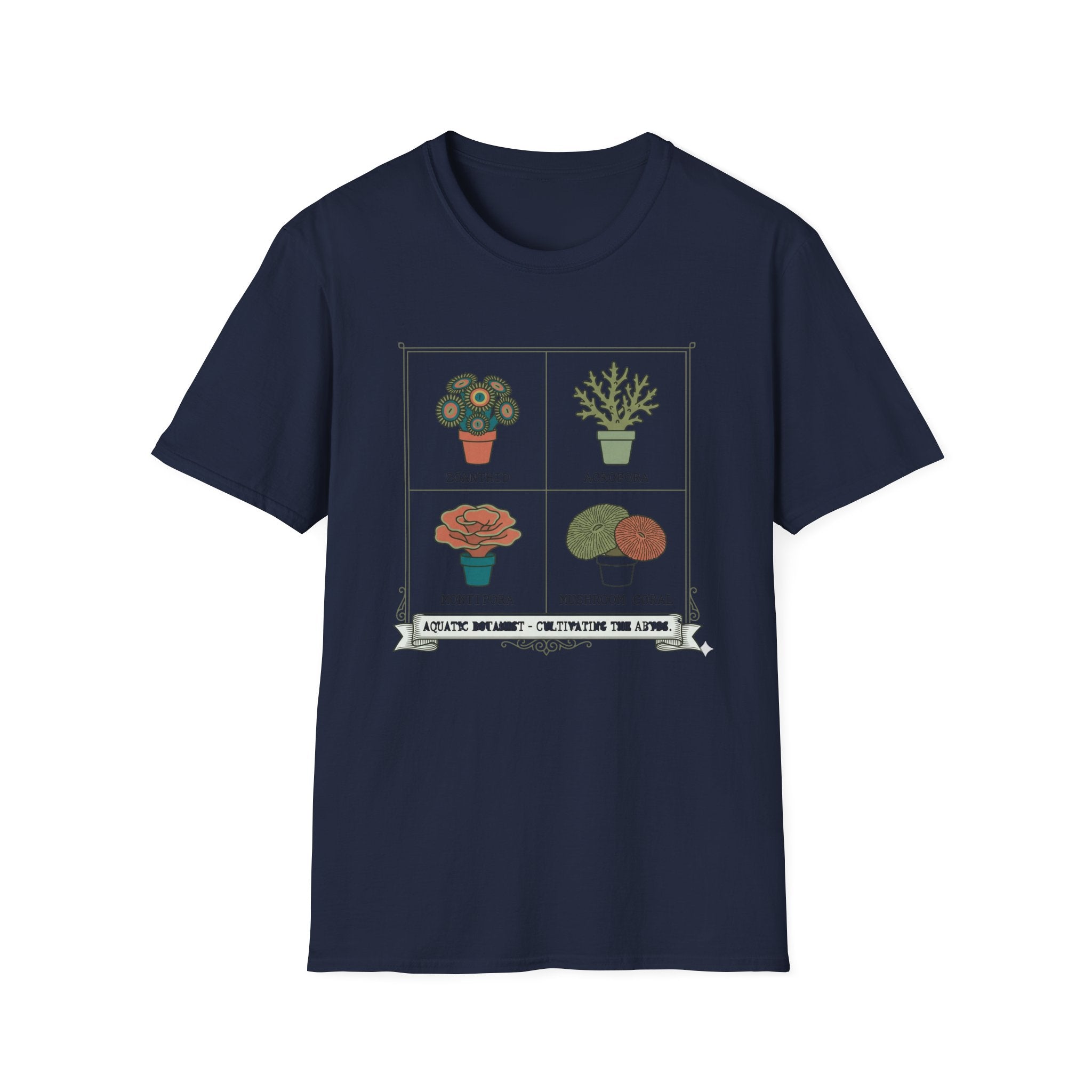 Plant Lover T-Shirt — Botanical Pots Design (Succulent & Cactus)