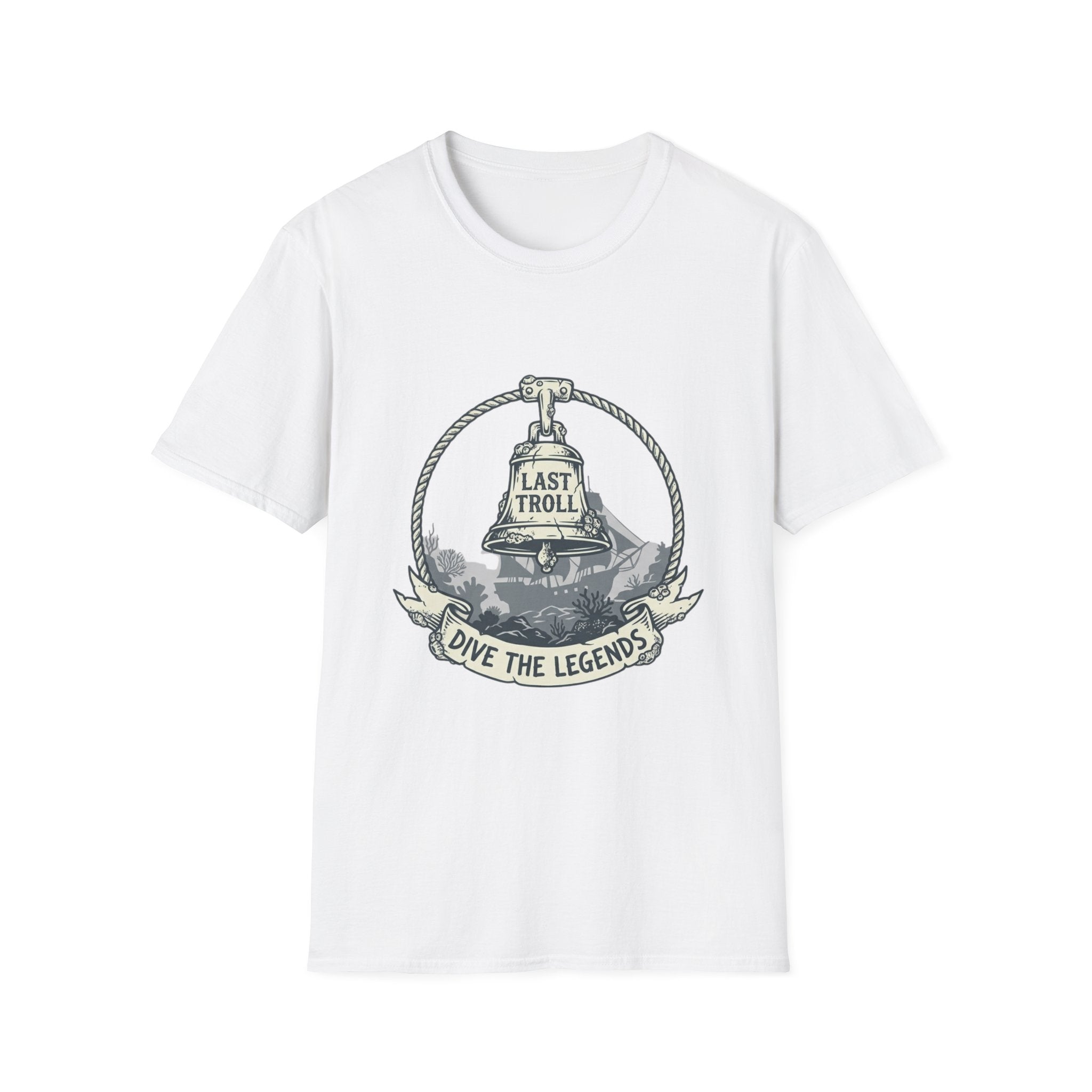 T-Shirt — 'Last Troll' Nautical Dive Badge Tee (Dive the Legends)