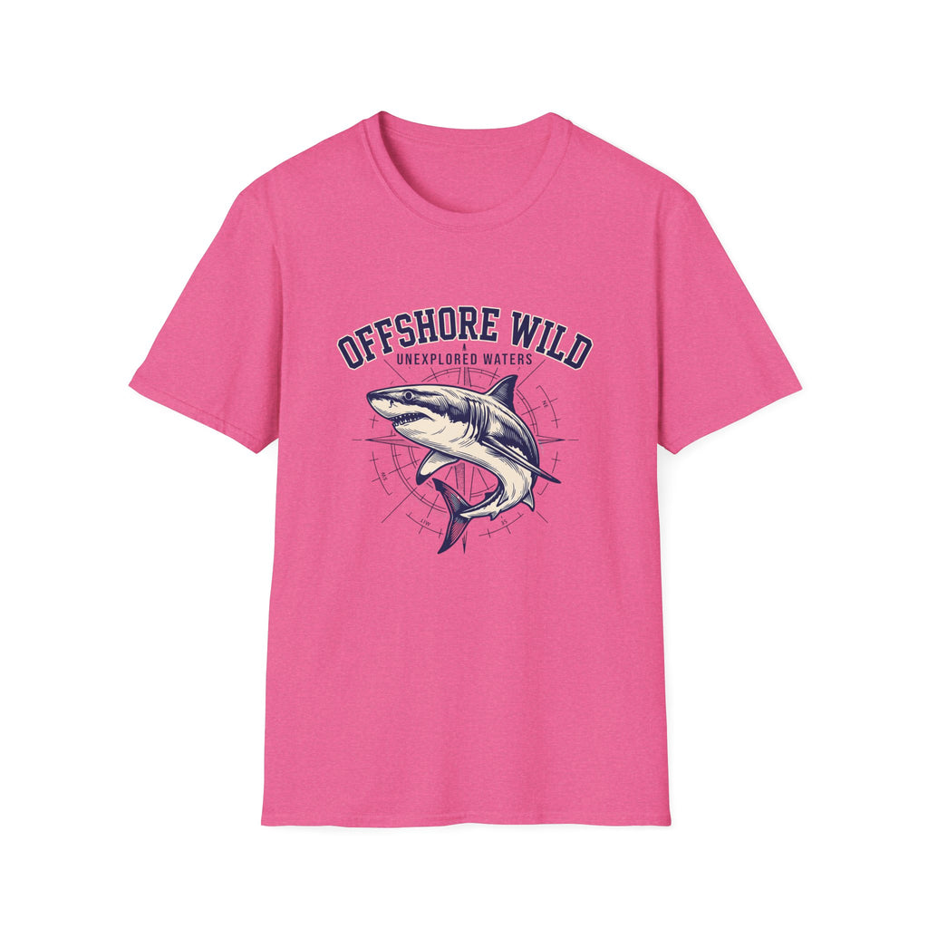 Shark Tee – "Offshore Wild" Graphic Fishing T-Shirt