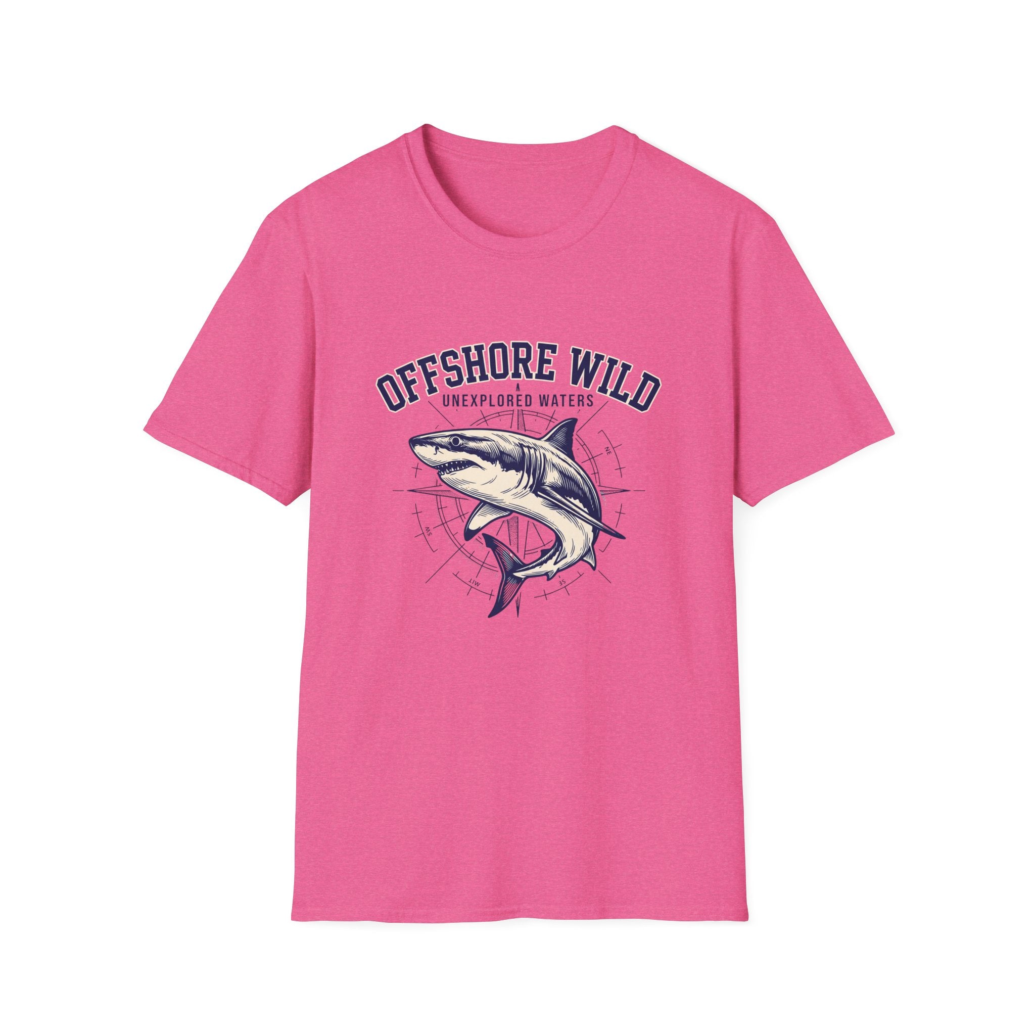 Shark Tee – "Offshore Wild" Graphic Fishing T-Shirt