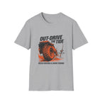 Out Drive The Tide Beach Driving & Shore Fishing T-Shirt
