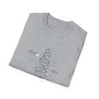 Coffee Diagram T-Shirt — "The Science of the Sip" Espresso Blueprint Tee