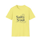 Salty Soul Beach T-Shirt — Nautical Sun & Wave Graphic Tee