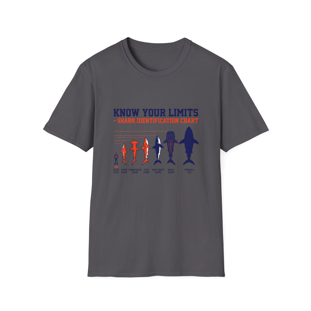 Know Your Limits Shark Identification T-Shirt