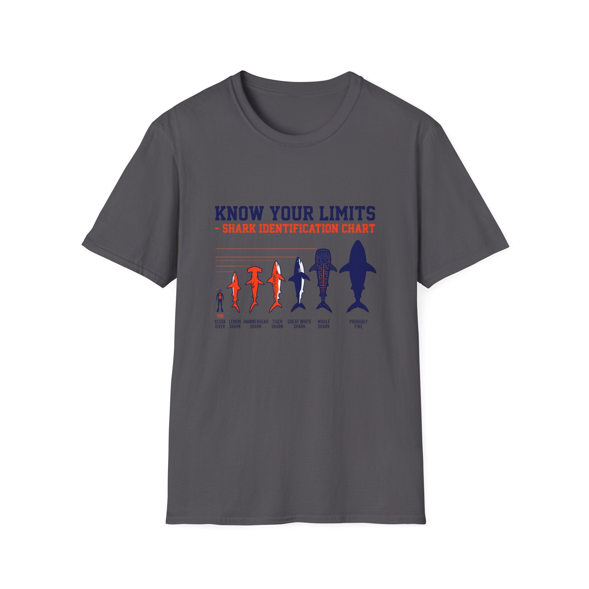 Know Your Limits Shark Identification T-Shirt