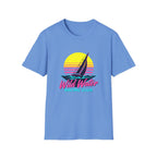 Sailboat Sunset T-Shirt — "Wild Water Racing Club" Retro Nautical Tee