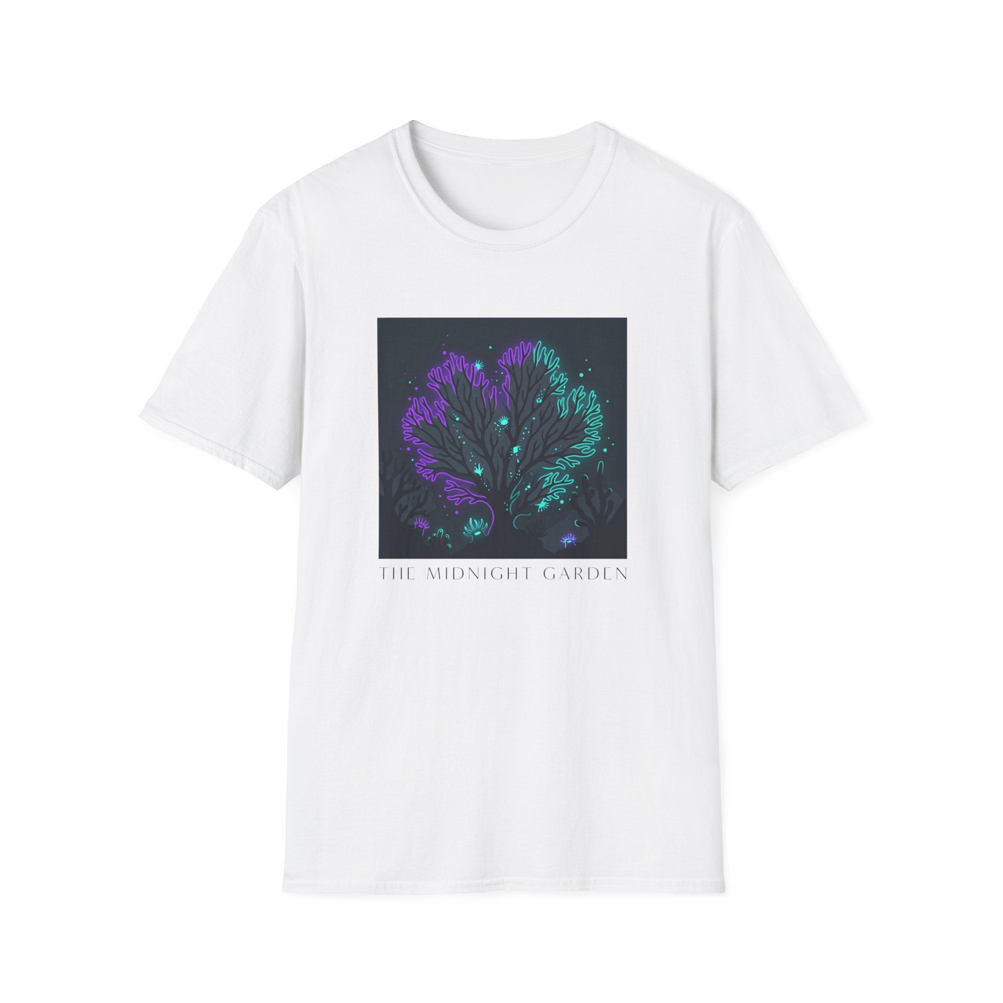 Moonlight Ginkgo T-Shirt — Night Garden Floral Tee