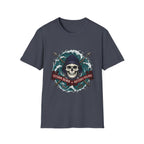 Skull Mariner T-Shirt — "Storm Born, Hatteras Village" Nautical Graphic Tee
