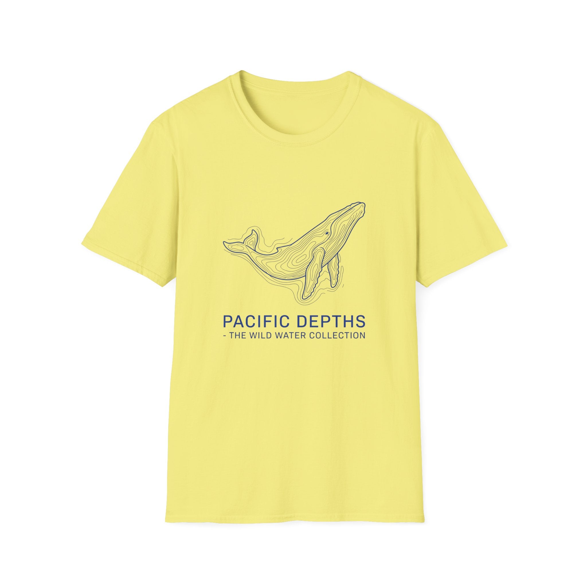Whale Graphic T-Shirt — "Pacific Depths" Coastal Marine Tee