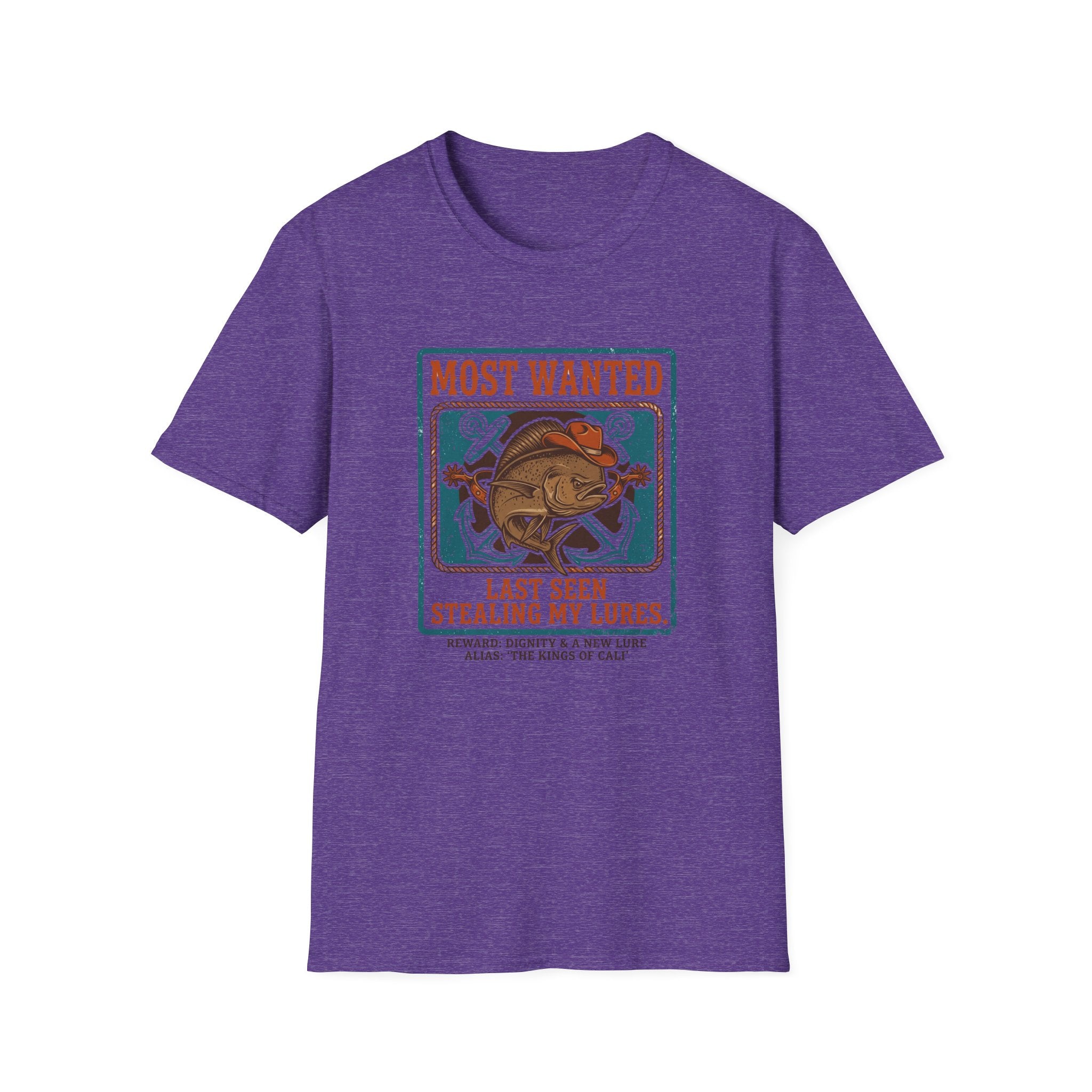 Most Wanted Fishing Shirt - "Last Seen Stealing My Lures" Tee