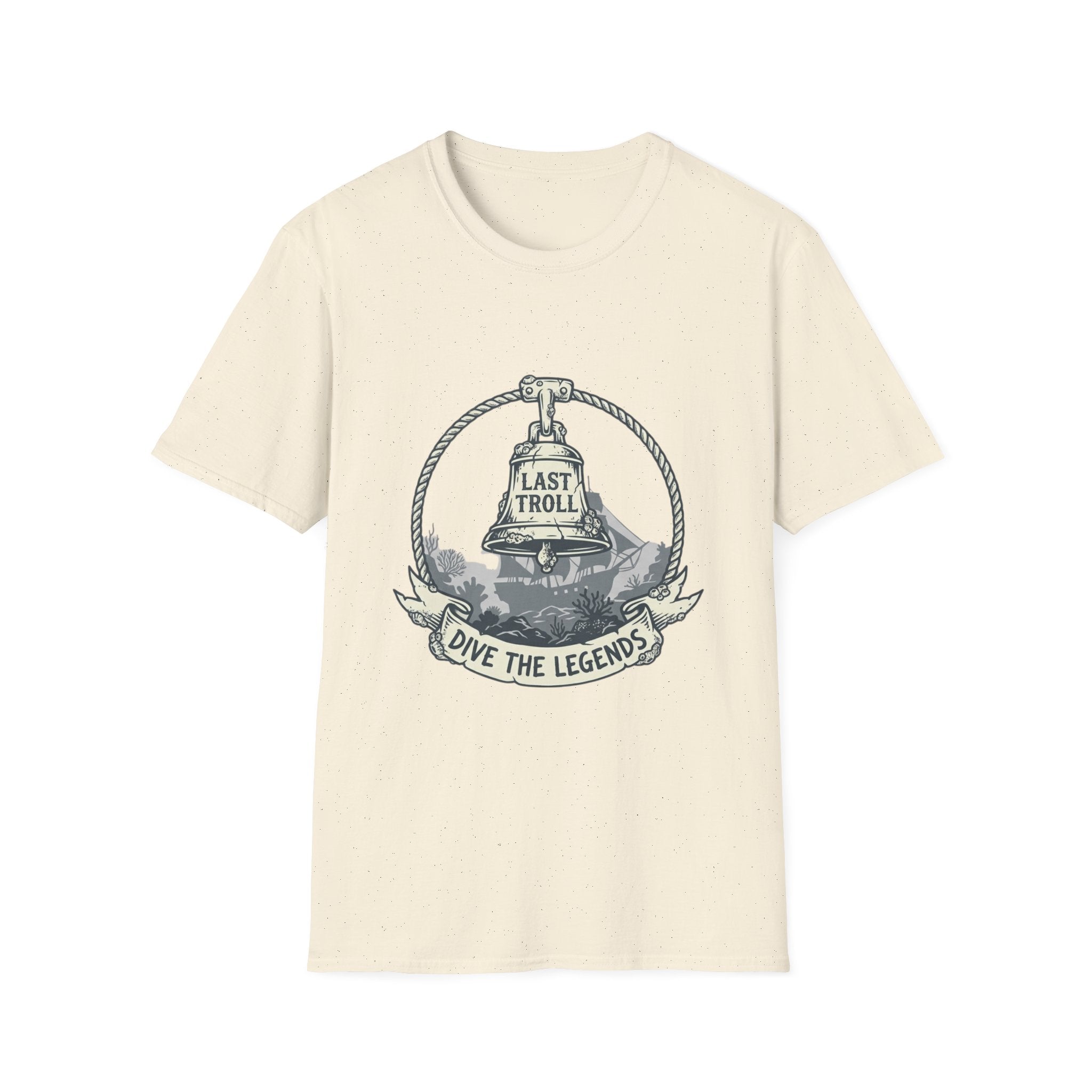 T-Shirt — 'Last Troll' Nautical Dive Badge Tee (Dive the Legends)